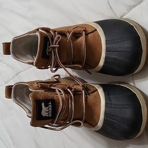 Sorel Ankle Boots in Brown and Black